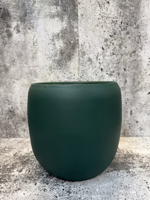 cache pot vert
